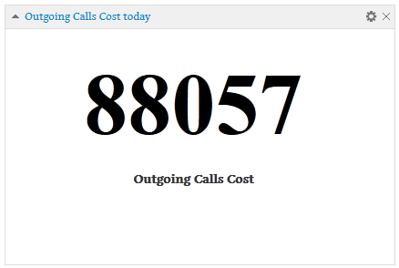 ویجت محاسبه هزینه مکالمات خروجی در سانترال یا کالسنتر | گزارشگر ابری