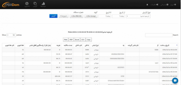 گزارش تاریخچه تماس هاچیست و چه کاربردی در مدیریت تماس ها دارد